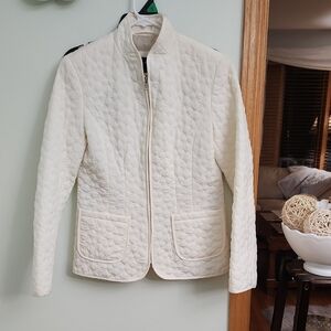 Braetan Women's Ivory Quilted Puffer Jacket